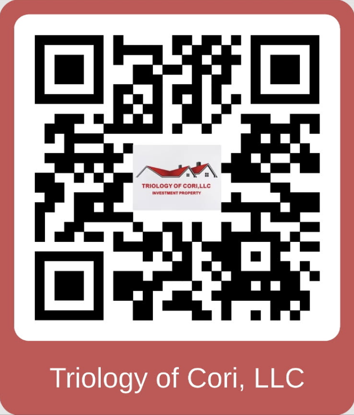 QR code linking to Triology of Cori